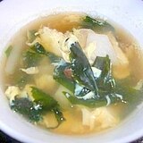 エコ！　椎茸の軸で‘たまご’スープ